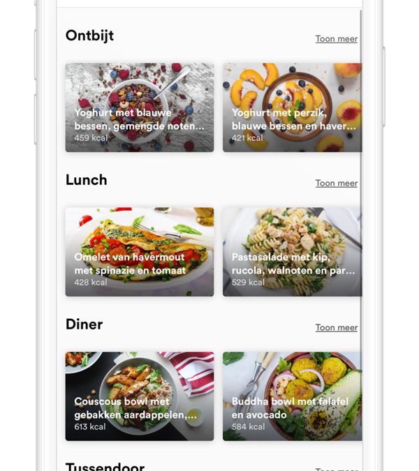 Vytal recepten: welke recepten staan er in de Vytal app?
